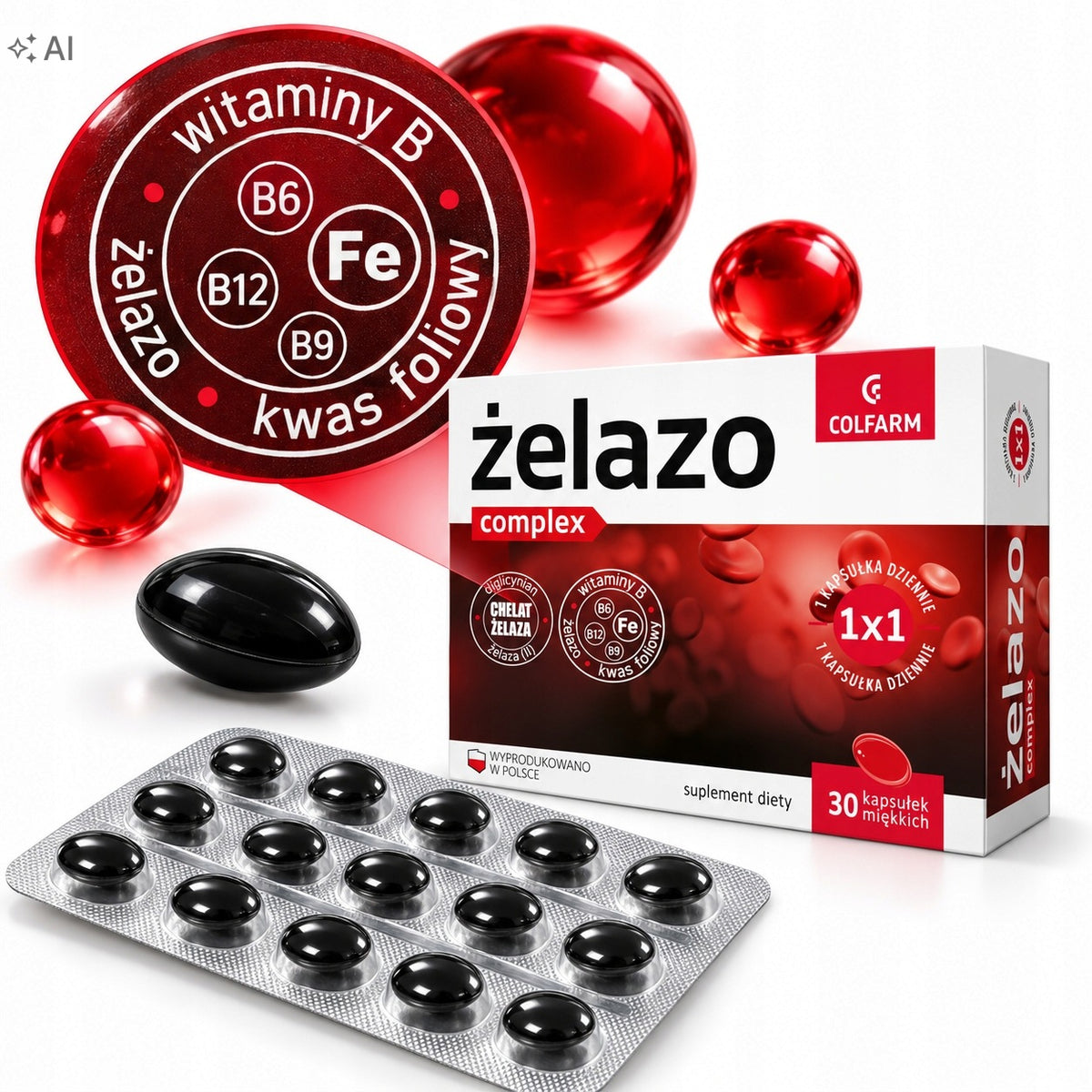 Żelazo Complex (30 kaps.)