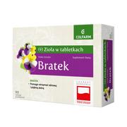 Bratek Colfarm – opakowanie produktu, suplement diety 90 tabletek