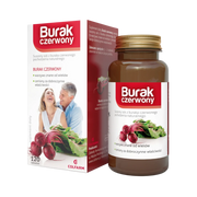 Burak Czerwony Colfarm – opakowanie i butelka produktu, suplement diety 120 tabletek