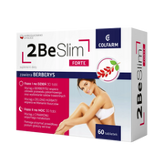 Colfarm 2BeSlim Forte z berberysem – suplement diety, 60 tabletek, opakowanie produktu