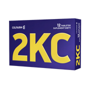 Front opakowania suplementu diety Colfarm 2KC, 3 tabletki