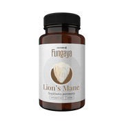 Colfarm Fungaya Lion’s Mane Soplówka jeżowata 1500 mg – suplement diety w kapsułkach, brązowa butelka