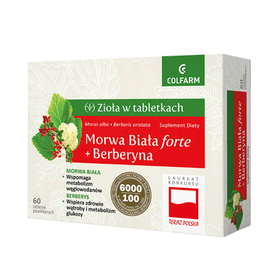 Morwa Biała Forte + Berberyna (60 tabl.)