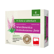 Colfarm Wierzbownica drobnokwiatowa forte – suplement diety, 60 tabletek powlekanych, opakowanie produktu