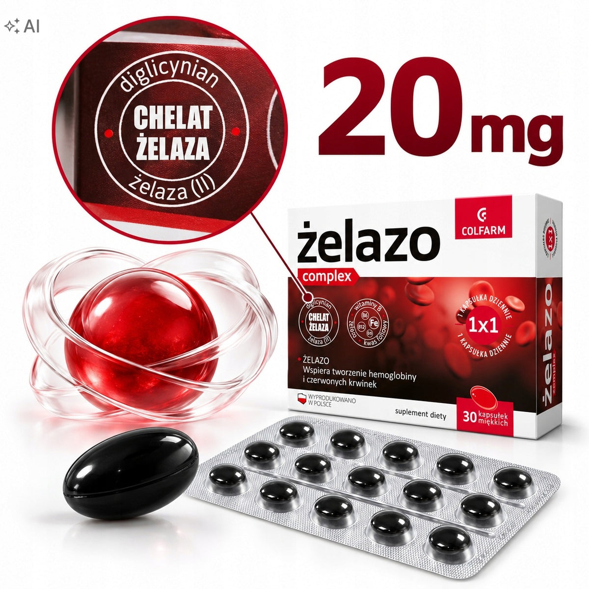 Żelazo Complex (30 kaps.)