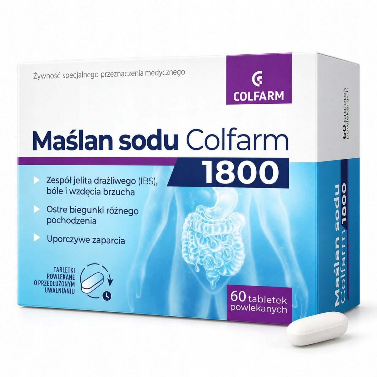 Maślan sodu 1800 (60 tabl.)