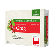 Głóg Colfarm – opakowanie produktu, suplement diety 90 tabletek