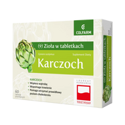Karczoch Colfarm – zioła w tabletkach, suplement diety 60 tabletek powlekanych