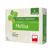 Melisa Colfarm – opakowanie produktu, suplement diety 90 tabletek