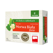 Morwa Biała Forte Colfarm – opakowanie produktu, suplement diety 60 tabletek