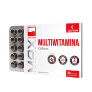 Multiwitamina Colfarm – opakowanie produktu, suplement diety 30 tabletek