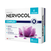 Nervocol Complex Colfarm – opakowanie produktu, suplement diety 30 tabletek