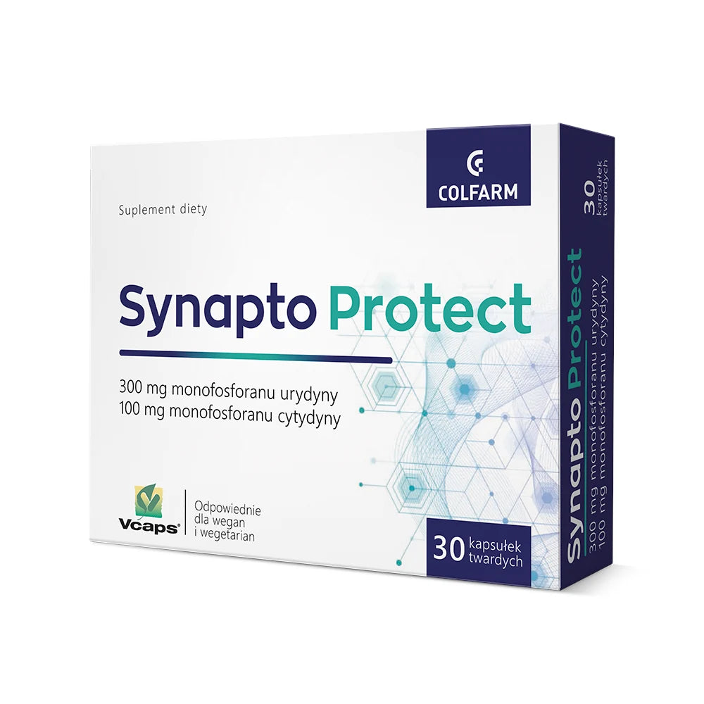 Synapto Protect – monofosforan urydyny i cytydyny, 30 kapsułek roślinnych Vcaps®
