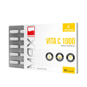 Vita C 1000 Colfarm – opakowanie produktu, suplement diety 15 kapsułek