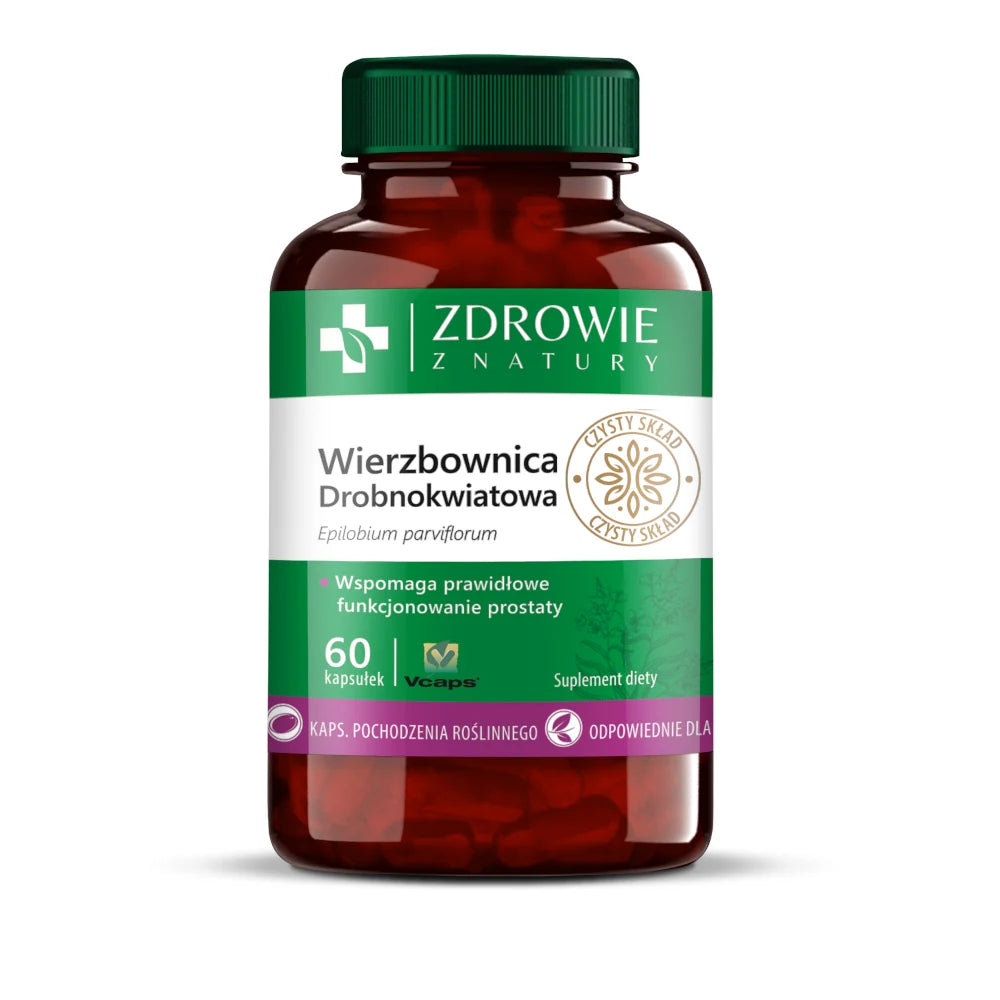 Wierzbownica Drobnokwiatowa Zdrowie z Natury 60 kapsułek – wsparcie prostaty i układu moczowego